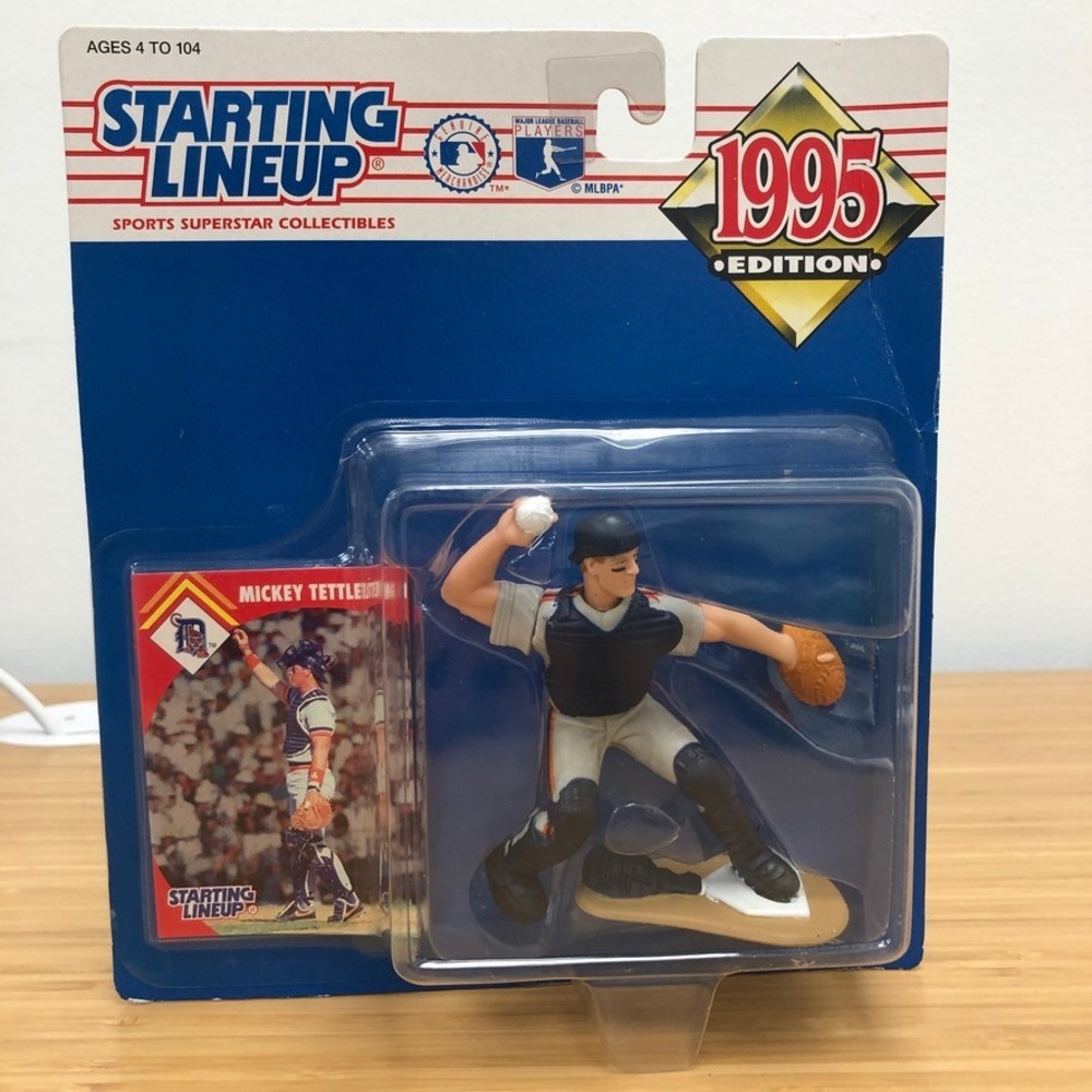 Starting Lineup Mickey Tettleton Action Figure Mens Collectors Blue 1995 MLB